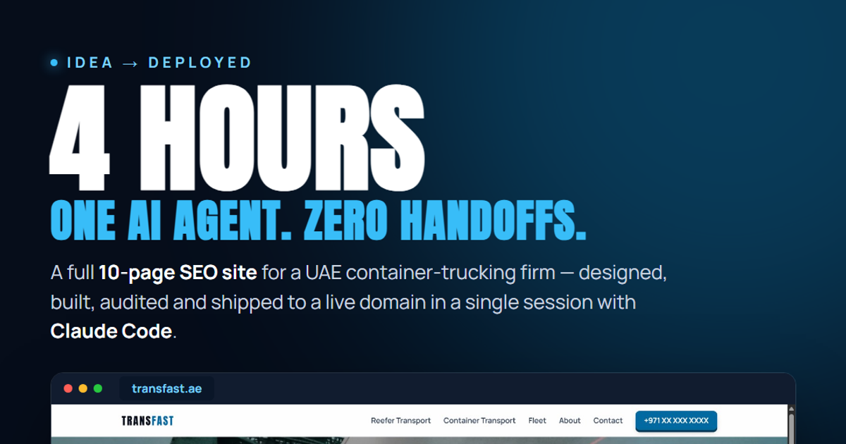 Field guide: Ship a Site With Claude Code cover